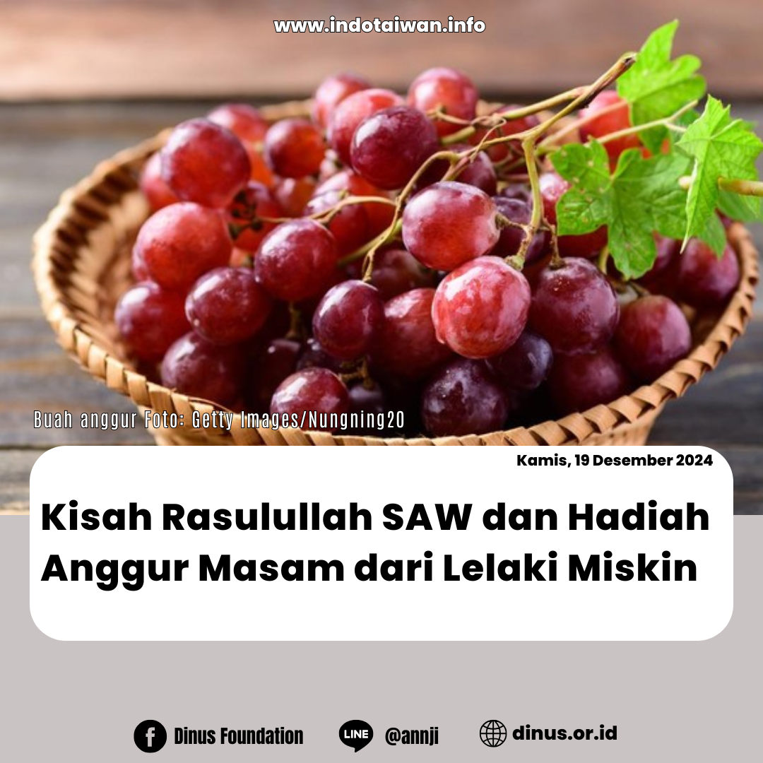 Kisah Rasulullah SAW dan Hadiah Anggur Masam dari Lelaki Miskin