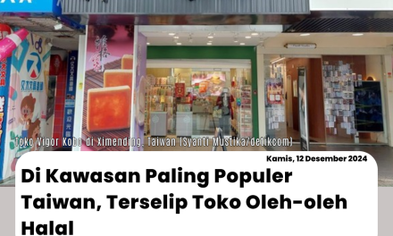 Di Kawasan Paling Populer Taiwan, Terselip Toko Oleh-oleh Halal