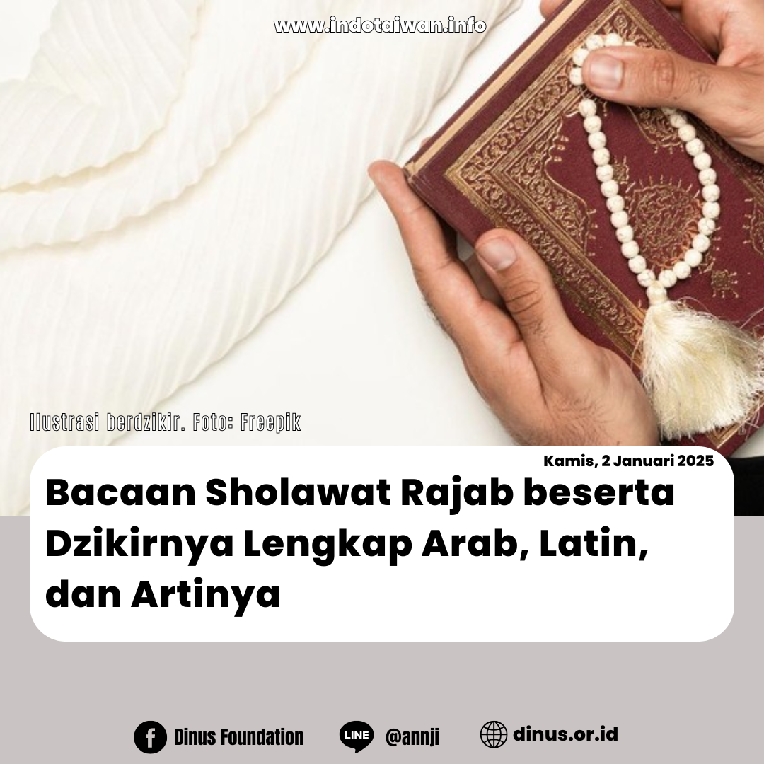 Bacaan Sholawat Rajab beserta Dzikirnya Lengkap Arab, Latin, dan Artinya